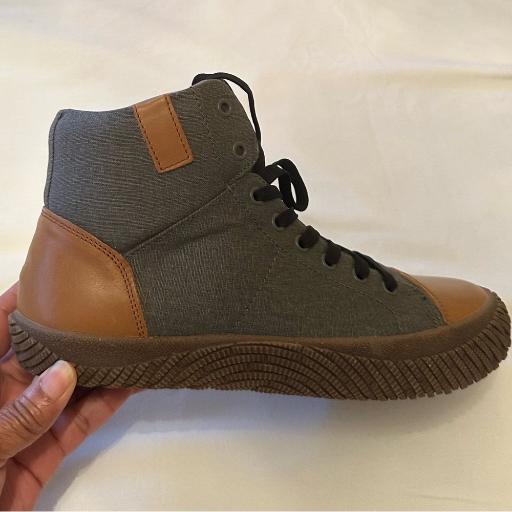 NWB Hybrid Green Label Men’s The Wolsey2.0 High Top Sneaker Size 9. - Picture 9 of 15